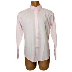 Men Pink Long Sleeve Shirt